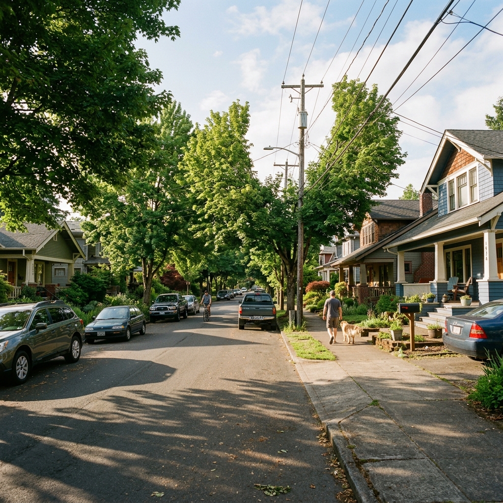 Portland residential street